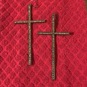 Cross earrings